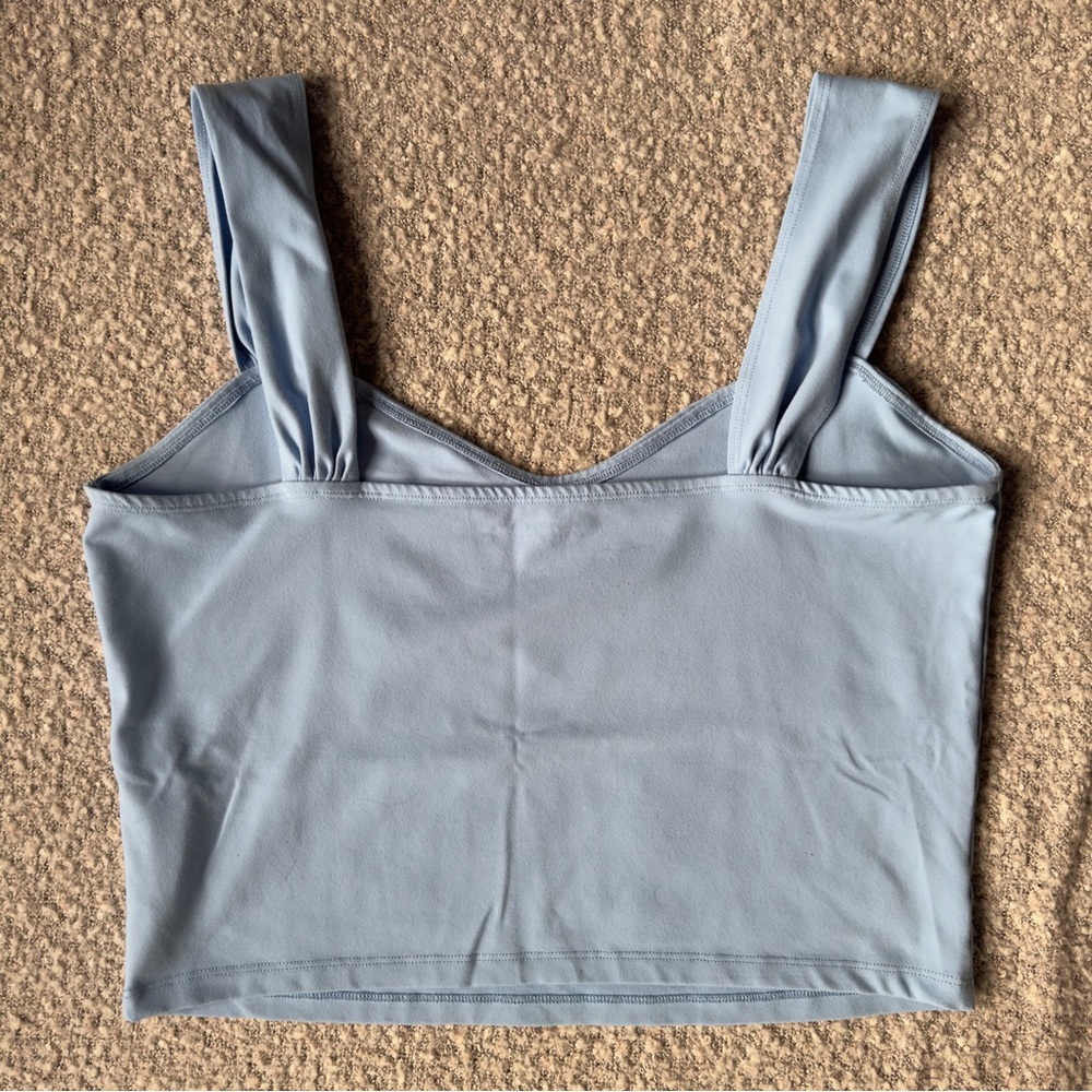 Abercrombie | Seamless Sweetheart Tank | Blue | Soft A&F | XL - Picture 4 of 4